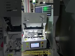 Three-Station Online Eddy Current Testing of Spline Shafts