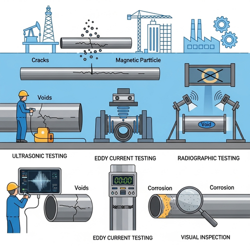 Latest company blogs about How Does Metal Pipe Bar Defect Inspection Ensure Structural Integrity ?