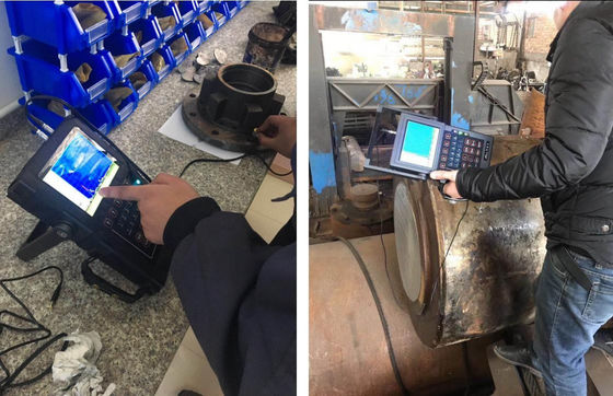 Portable ultrasonic flaw detector Scanning range 0-6000mm Operating frequency 0.4-20 MHz
