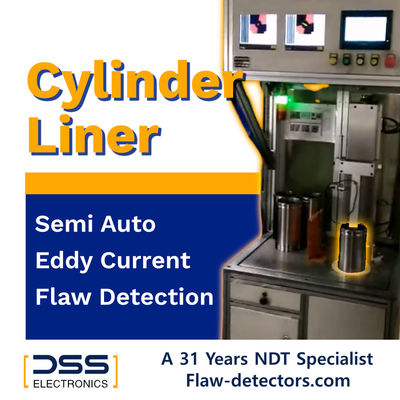 Bom preço Detector de defeitos em camisas de cilindro por ensaio não destrutivo (END) semi-automático por correntes parasitas on-line