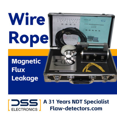 Portable Wire Rope Flaw Detectors - Magnetic Flux Leakage Detection